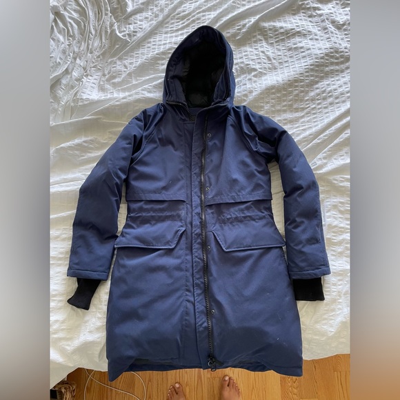MEC Down Parka XS Navy Blue - Picture 2 of 5